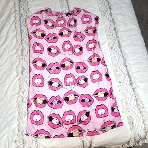 OASAP Lollipop Lips shift dress